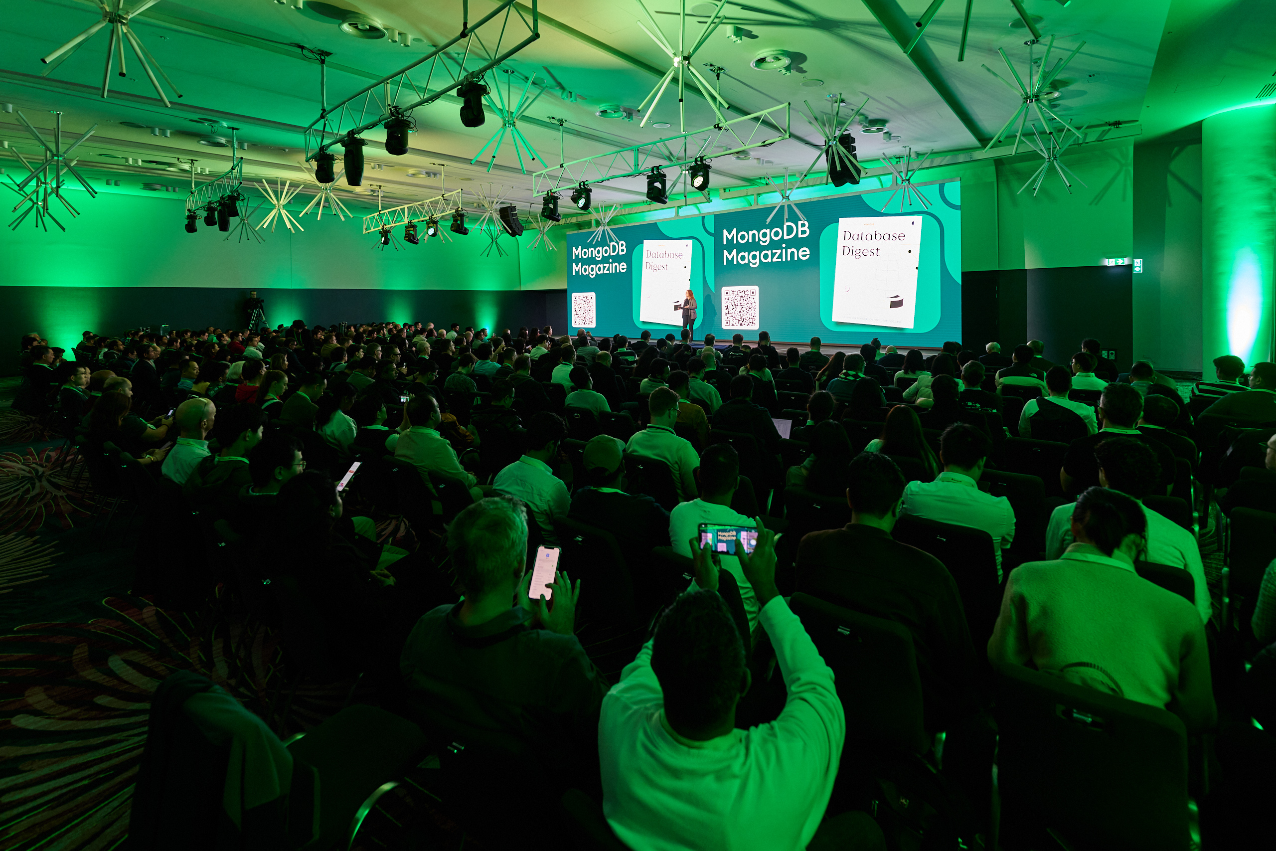 Presenter on Stage at Conference Style Seating. W Sydney Hotel. Technology Event, Photography-by-Orlandosydney.com